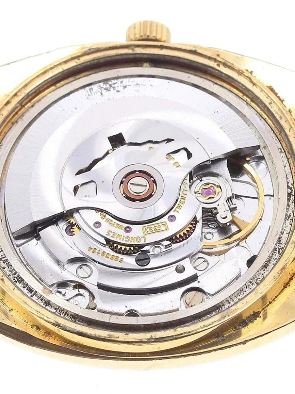 LONGINES Date cal.L633.1 gold Dial Automatic Men's Watch_964935